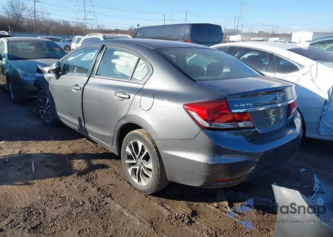 2013 Honda Civic Ex-L из США, поврежденный, VIN 2HGFB2F97DH568903